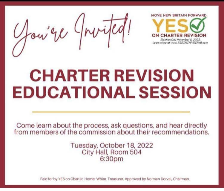 Taking Sides on Charter Revision In New Britain
